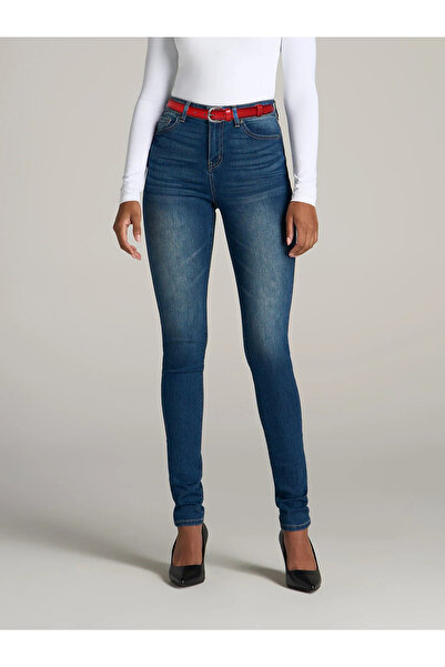 GoDeri Чорний нікелевий пряжка червоний натуральна шкіра жіночий ремінь - 3 см, kdn-03