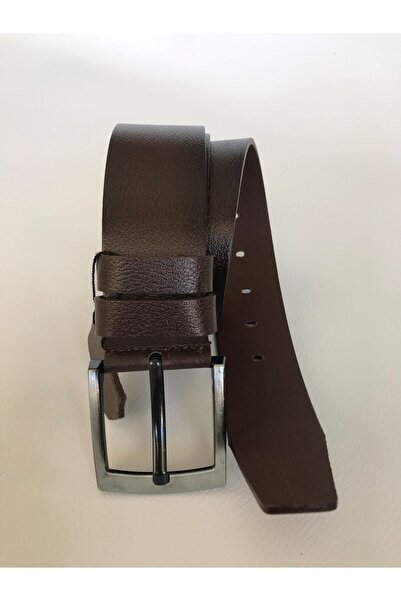 GoDeri 4,5 см завширшки, справжній розкішний шкіряний коричневий ремінь - gkdk0002