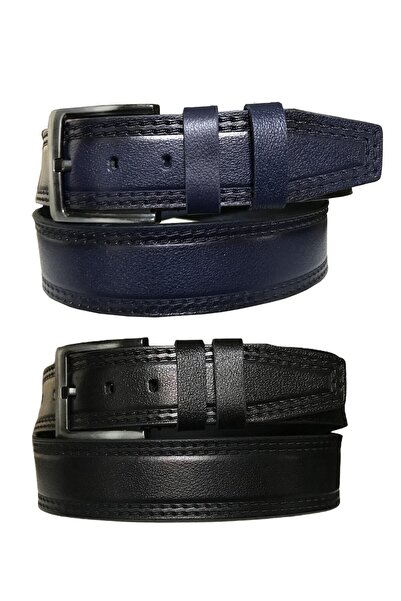 GoDeri Prava koža Sa deznom Traperice i sportski Kaiš set - 2-dijelni HSN-05....