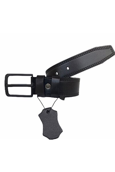 GoDeri Чоловічий чорно-коричневий ремінь з натуральної шкіри, 2 шт., 4 см = 2li4cmkasidsnl