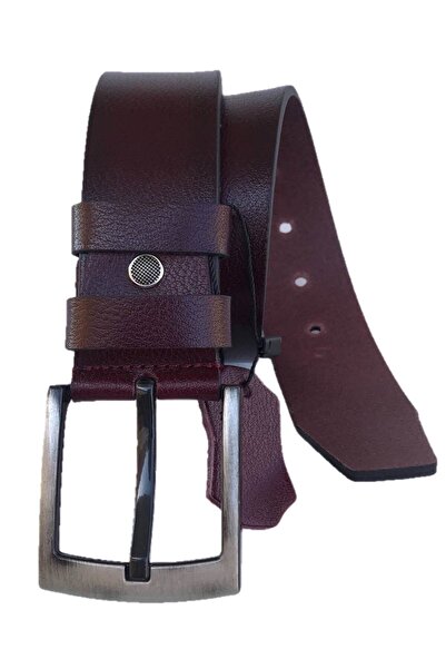 GoDeri Натуральна шкіра бордового кольору, розмір 4,5 см = dk-0019