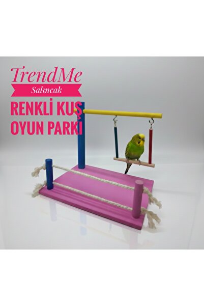 UniqBirdToys Trendme Salıncaklı Özel Kuş Oyun Parkı