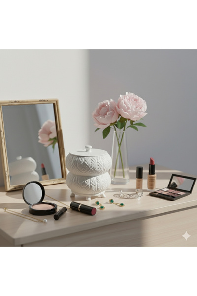 EDESİNG Takı Düzenleyici Organizeri Kutusu Dekoratif Takı Kutusu Kolye Yüzük Küpelik