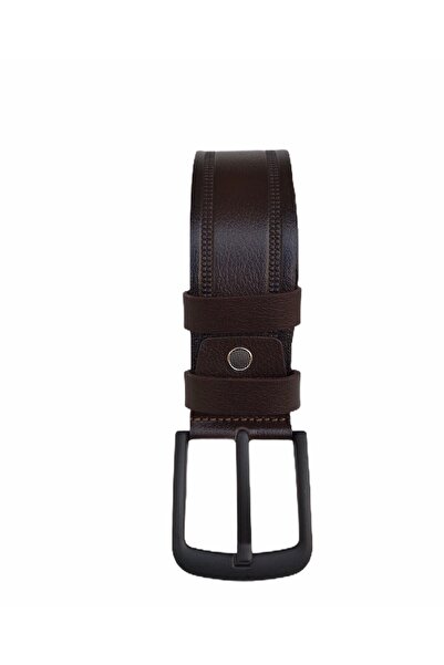 GoDeri 100% натуральна шкіра, коричневий візерунок, ремінь для джинсів 4,5 см = gkdk0011