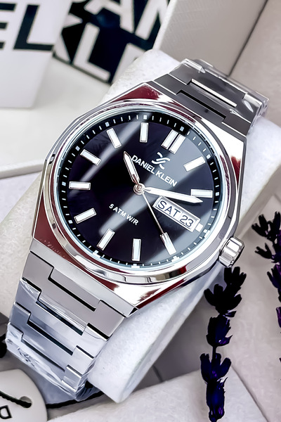 Daniel Klein New Season Silver Color Steel Cord Men's Wristwatch Sports Model Bracelet Gift Father's Day Gift