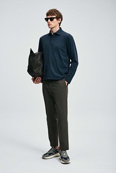 Lufian 112040044 Rocky Smart Polo Футболка Чоловіча Світшот СИНІЙ