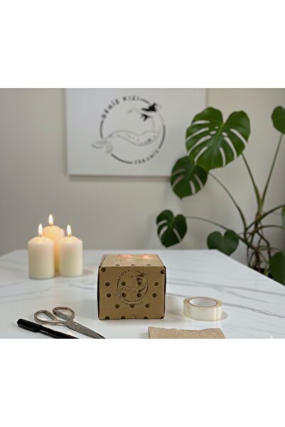 Deniz Kızı Seramik 2’li BULUT FİNCAN SARI YEŞİL / EL YAPIMI SERAMİL KAHVE FİNCANI