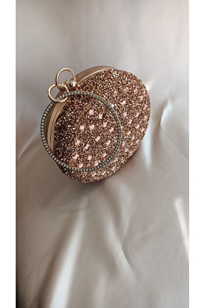 Gül Karatekin Rochie de seara Crystal Stone Geanta portofoliu dama rotunda