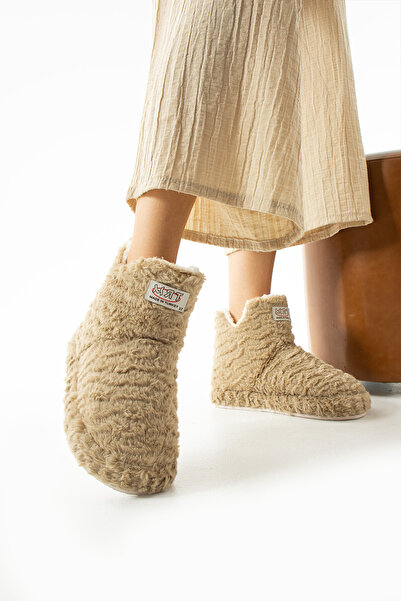 star shoes Γούνινες αφράτες γυναικείες παντόφλες