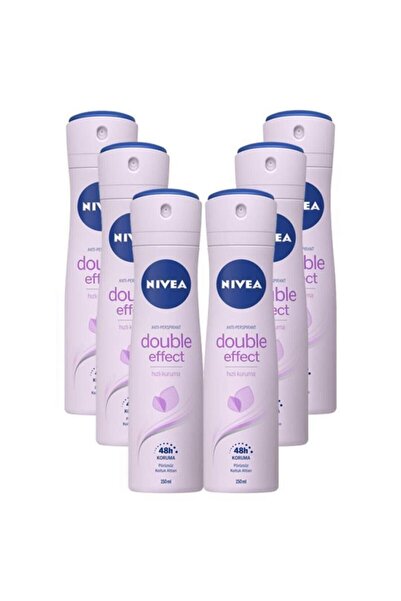 NIVEA Deodorant pentru femei Double Effect Purple Dreams 150 ml*6 Pachet avantajos