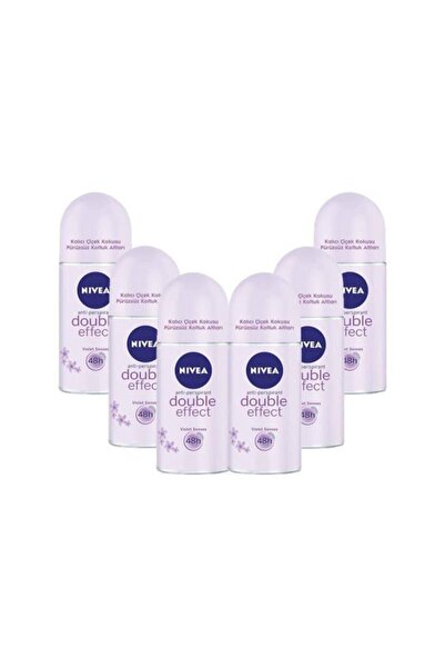 NIVEA ROLL-ON DOUBLE EFFECT KADIN 50 ML 6 ADET
