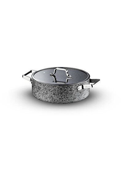 Brioni Stone-Age 26 cm Non-Scratch Fireproof Non-Stick Induction Flat Pot
