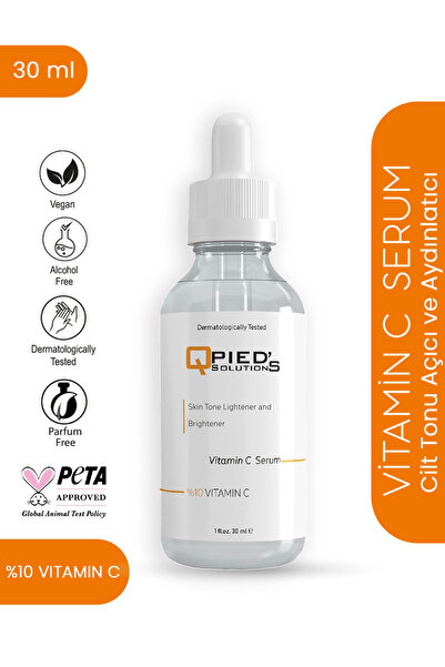 C Vitamin Aydınlatıcı Ve Leke Karşıtı % 10 Vitamin C Serum 30 ml