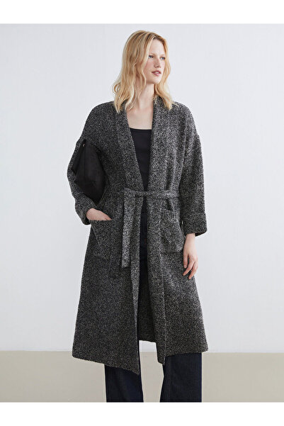 LC Waikiki New Season Shawl Collar Women's Knitwear Cardigan