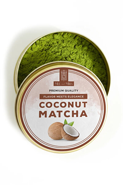 Mel and Mira Coconut Matcha Powder 25g, Hindistan Cevizi Aromalı Matcha Tozu ...