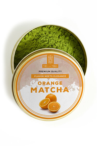 Mel and Mira Portakal Aromalı Matcha Tozu 25g, Orange Matcha Powder