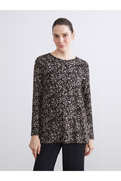 LC Waikiki Μπλούζα με σχέδιο LCW Grace με λαιμόκοψη