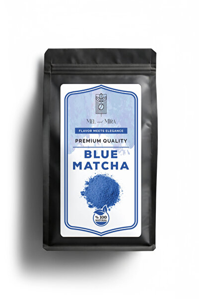 Mel and Mira Blue Matcha Powder 50g, Mavi Spirulina Superfood Matcha Tozu