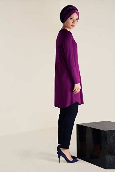 Alvina Cycling Collar Knitting Tunic 4578