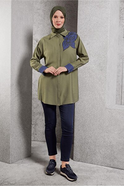 Alvina Shirt Collar Tunic 45091