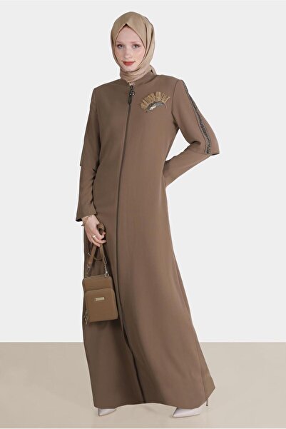 Alvina Beaded Embroidered Detailled Pardesü 10525