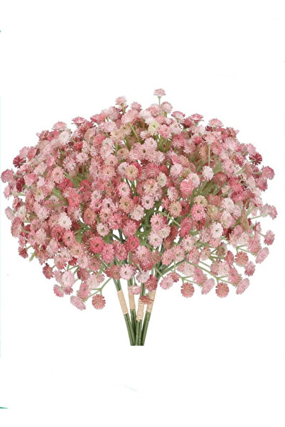 Generic 12Pcs Pink Real Touch Gypsophila Artificial Baby Breath Flowers