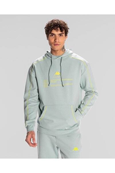 Kappa Authentic Waldo Hoodie Erkek Taş Rengi Regular Fit Hoodie