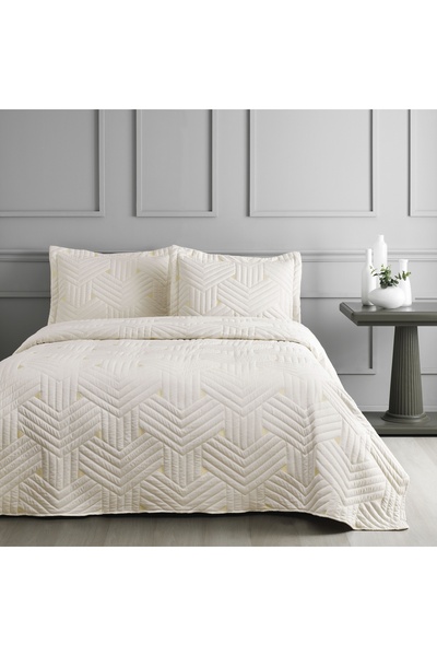 Linens White Vita Double Bed Cover Set