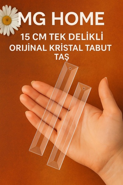 MG HOME 1 قطعة ثريا كريستال على شكل نعش حجري 15 سم 🌺   قطعة غيار أصلية لثريا...