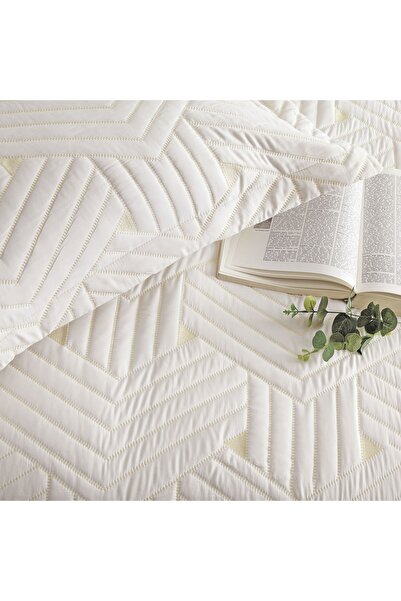 Linens White Vita Double Bed Cover Set