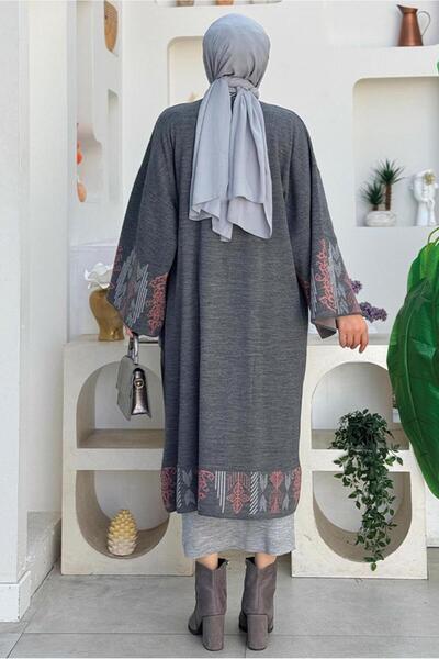 TRENDTESETTÜR ΓΚΡΙ ΚΑΠΝΙΣΜΕΝΗ ΠΛΕΚΤΗ ΖΑΡΤΑ - ΜΕ ΚΕΝΤΗΡΙΣΜΕΝΗ ΕΠΙΚΟΙΝΩΝΙΑ, ΓΥΝΑΙΚΕΙΑ, T 30021