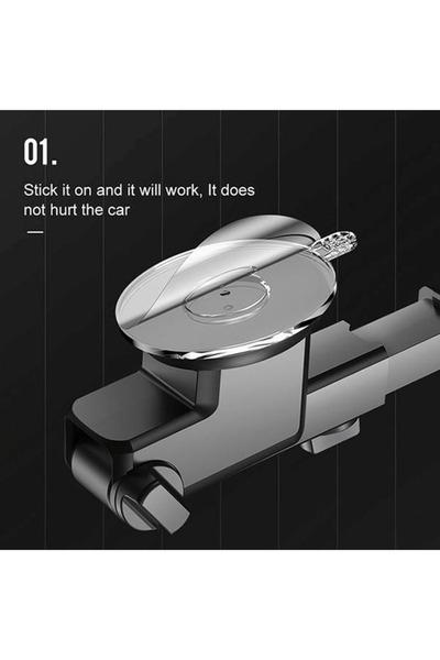 Joyroom حامل هاتف للسيارة JR-OK3 قابل للتعديل بحرية الدوران - أسود