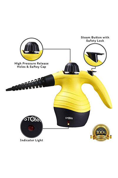 Generic Steam Cleaner Black/Yellow