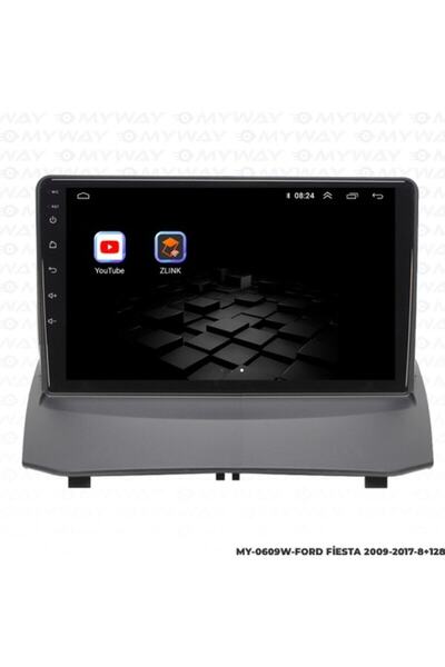 MYWAYY Myway Ford Fiesta Android Multimedya Carplay Navigasyon Ekran - 8gb RAM+128 GB HDD - Myway