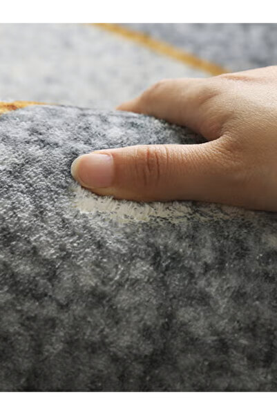 sharpdo Modern Minimalist Style Living Room is Fully Covered with Imitation Cashmere Thickened Carpet