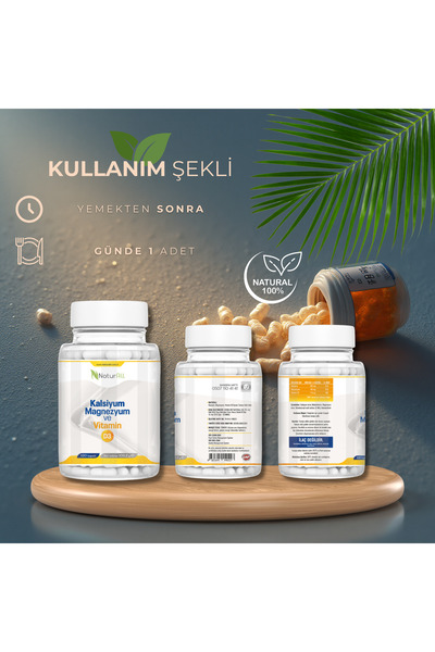 Naturall Kalsiyum Magnezyum Ve Vitamin D3