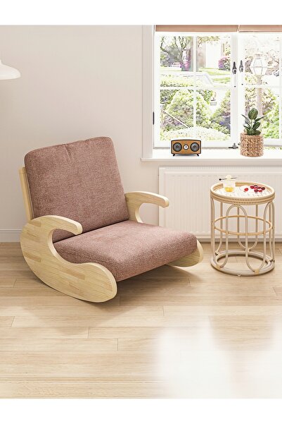 Venpara Ergonomic Rocking Chair - Breathable Fabric, Full-Body Support, Gentl...