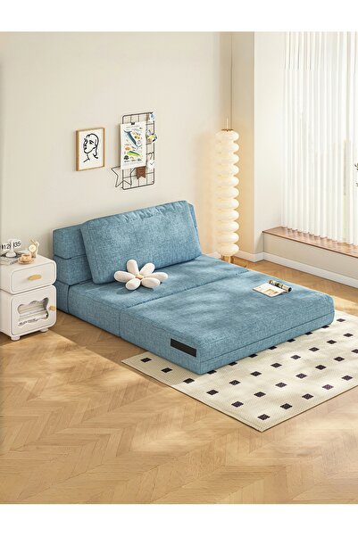 Venpara أريكة سرير قابلة للتحويل 3 في 1 مع إسفنج عالي المرونة وقماش كتان قابل للتنفس