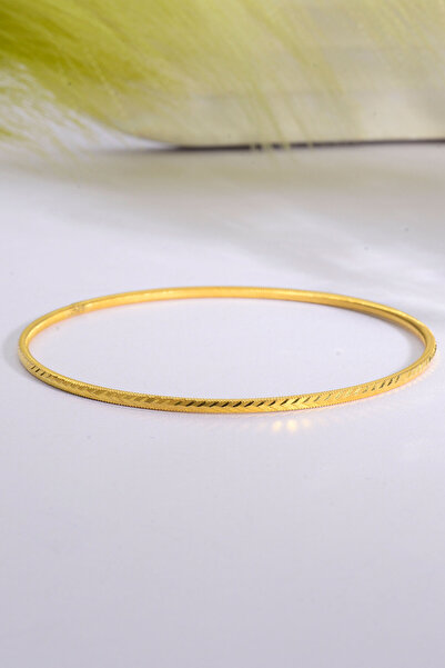 Innuendo 925 Ayar Gümüş Üzeri 22 Ayar Altın Kaplama Başak Ajda Bilezik