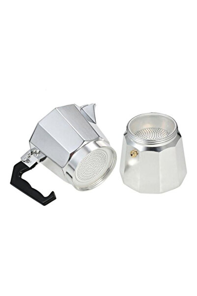 Generic 6-Cup Aluminum Espresso Percolator Coffee Stovetop Maker Mocha Pot Silver/Black
