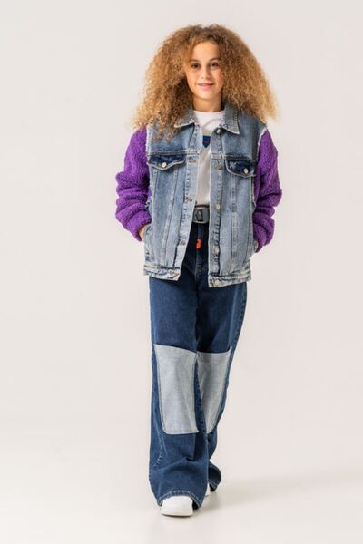 HAUSEkids 8-15 Years Quzu De Paris Girl's Design Jacket -Purple-