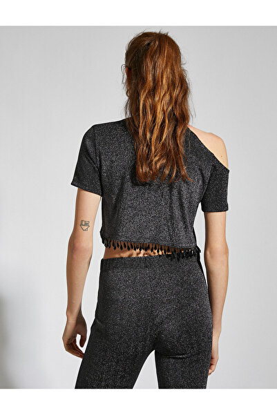 Koton Tričko s okýnkovým detailem z korálků