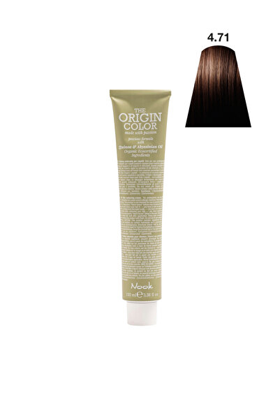 Nook Origin Color Profesyonel Saç Boyası 100ml - Küllü Kahve/Siyaha Yakın Esp...