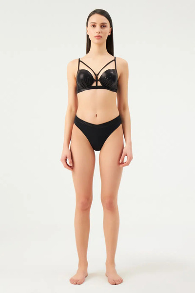 Eros Μαύρο 1067Esbk Διπλό Push-Up Μπικίνι Τοπ.