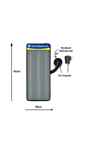 Safi Grup Mıknatıslı Boyasız Göçük Düzeltme Lambası, 3 Sıralı PDR LED Lambası