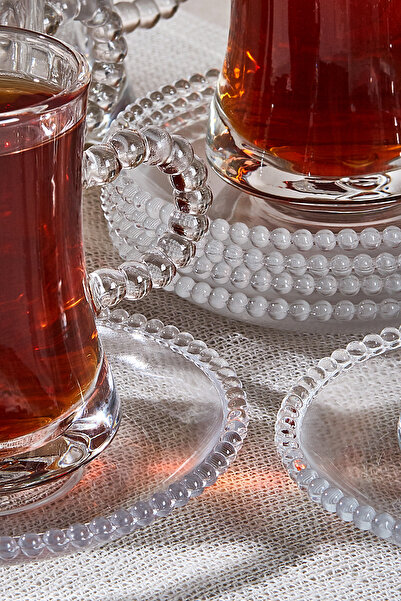 Perotti Pearl 12 Piece Tea Cup Set for 6 People 180 ml