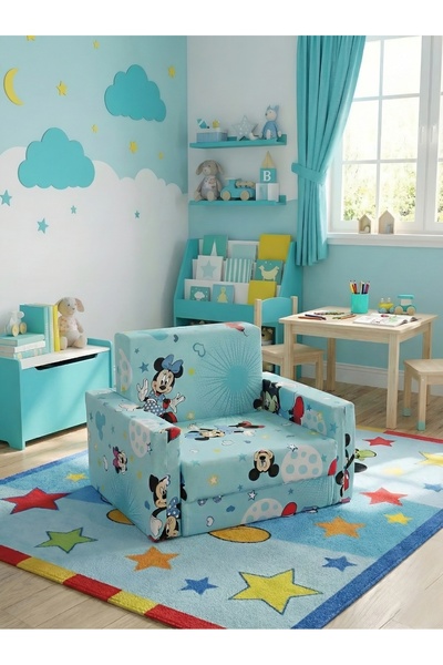 LENSA HOME Katlanır Yer Yatağı - Katlanır Yataklı Çocuk Koltuğu (0-4 YAŞ)