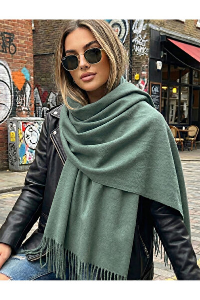 sky Cashmere Wool Shoulder Shawl