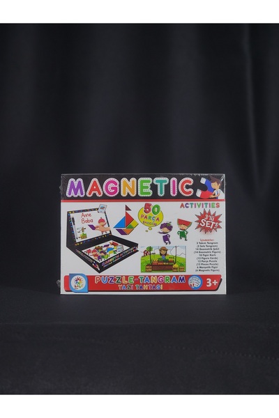 LAÇO Manyetik Aktivite Setim (Tangram-Puzzle-Yazı Tahtası Bir arada)