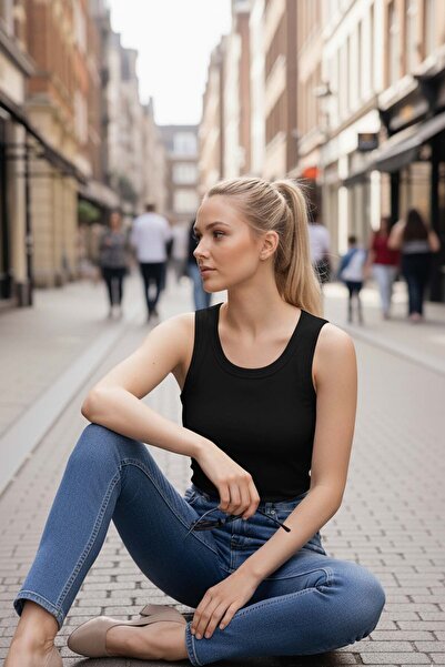 Merry See Colorful Women's Crop Top - Tank Top